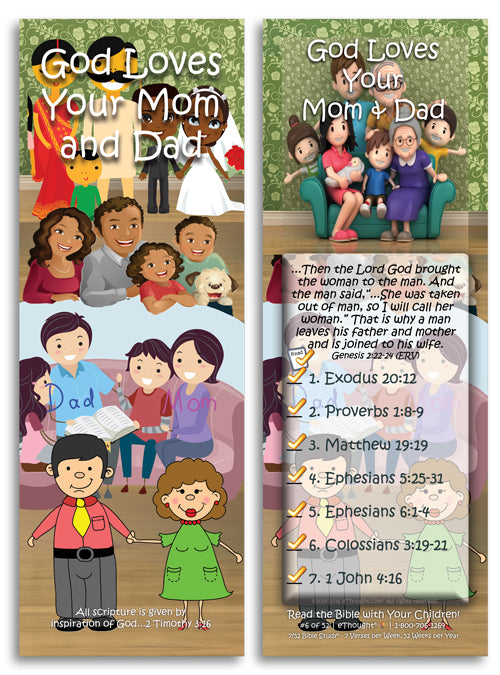 Daily Bible Reading Program for Children (set of 52 cards)
