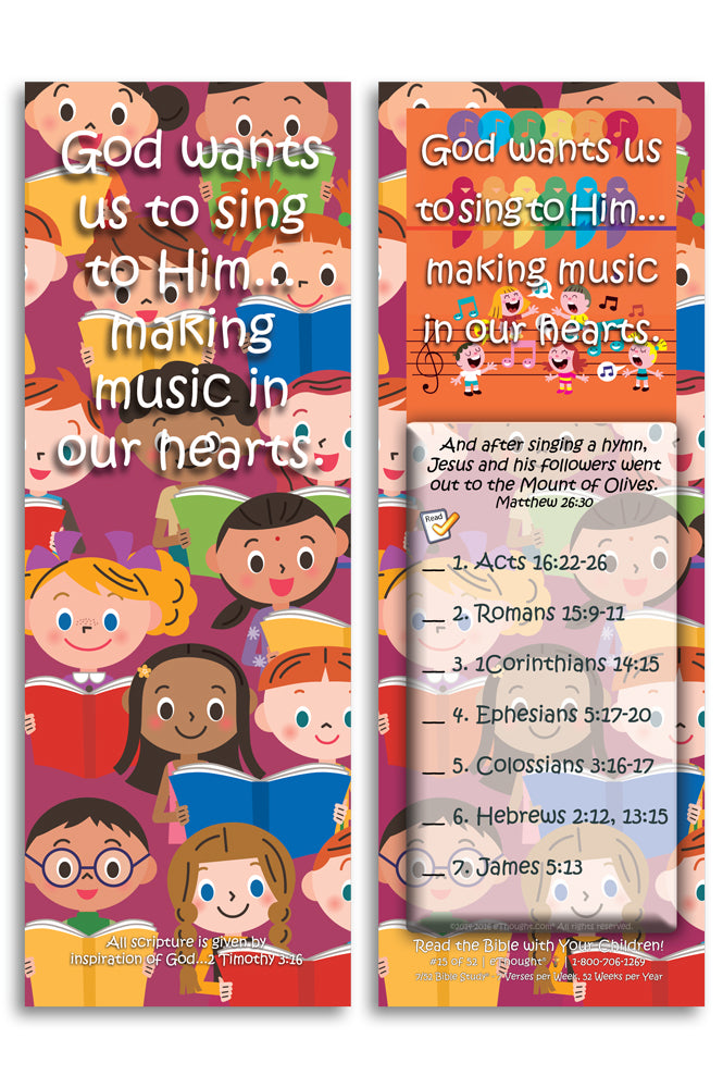 Daily Bible Reading Program for Children (set of 52 cards)