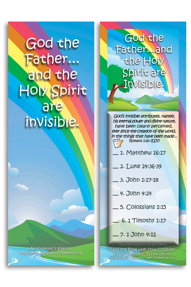 Daily Bible Reading Program for Children (set of 52 cards)