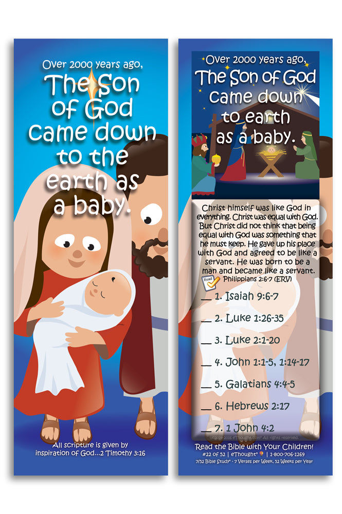 Daily Bible Reading Program for Children (set of 52 cards)