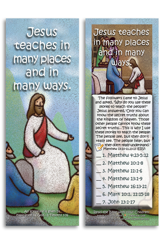 Daily Bible Reading Program for Children (set of 52 cards)