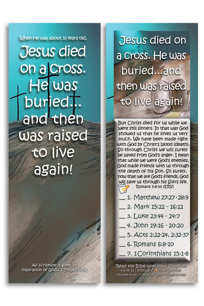 Daily Bible Reading Program for Children (set of 52 cards)