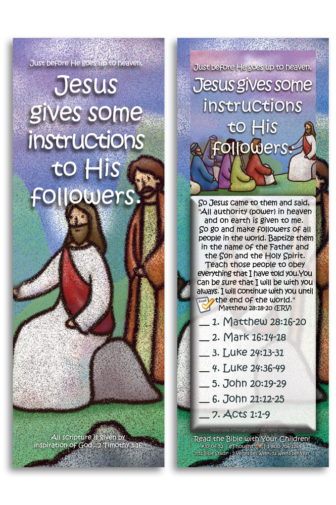 Daily Bible Reading Program for Children (set of 52 cards)