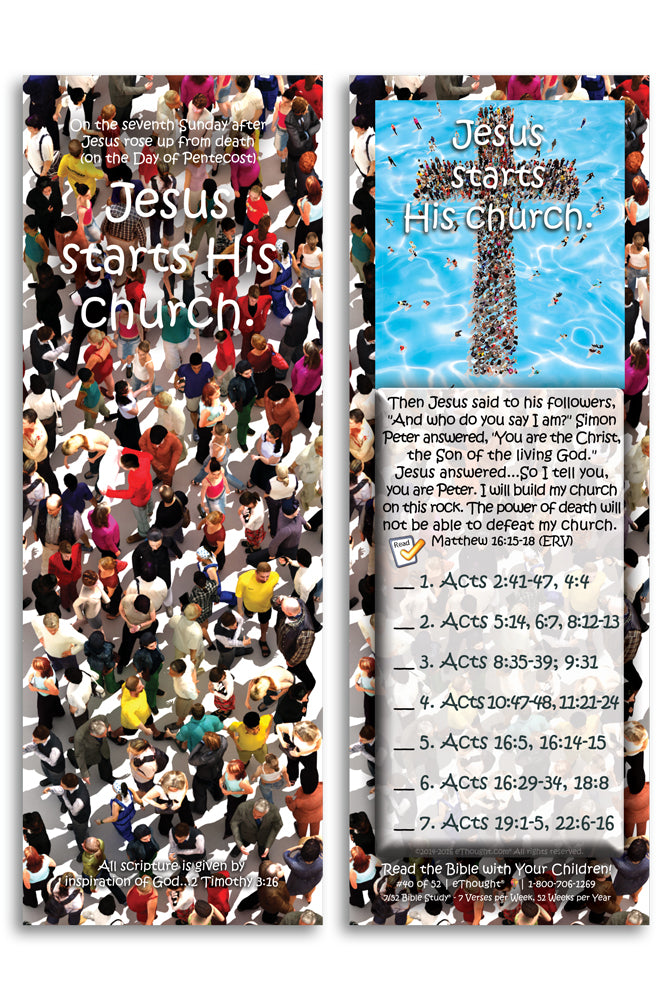 Daily Bible Reading Program for Children (set of 52 cards)