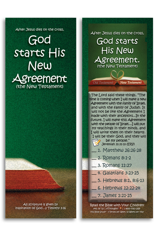 Daily Bible Reading Program for Children (set of 52 cards)