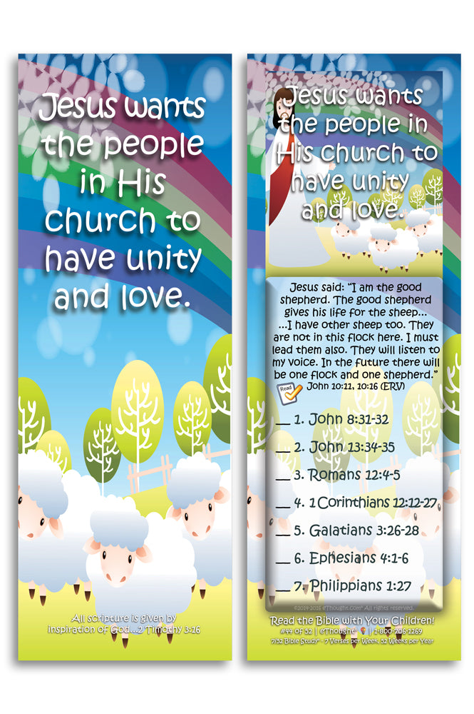 Daily Bible Reading Program for Children (set of 52 cards)