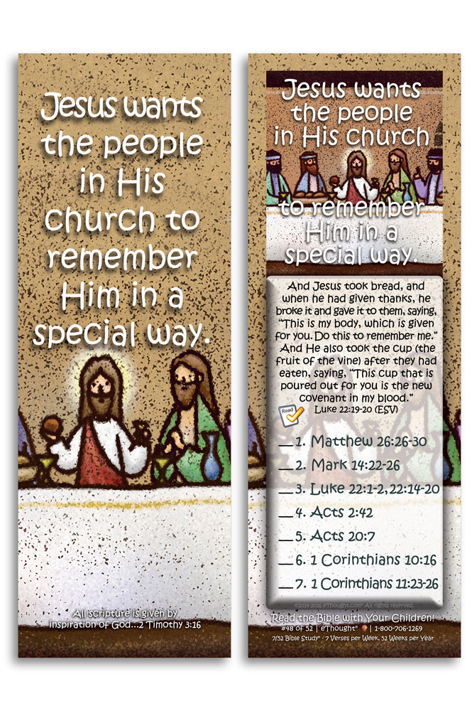 Daily Bible Reading Program for Children (set of 52 cards)