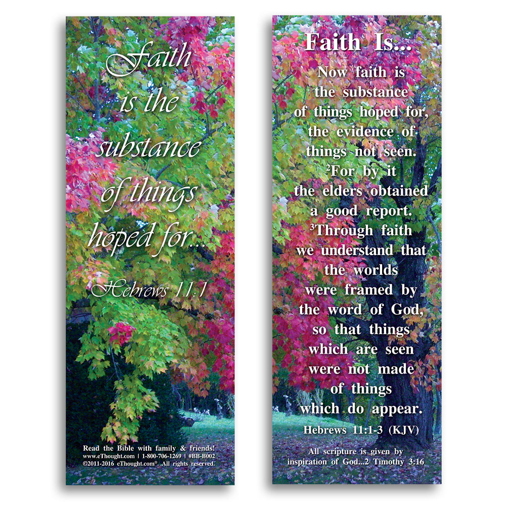 Faith Is - Pack of 25 Cards - 2x6