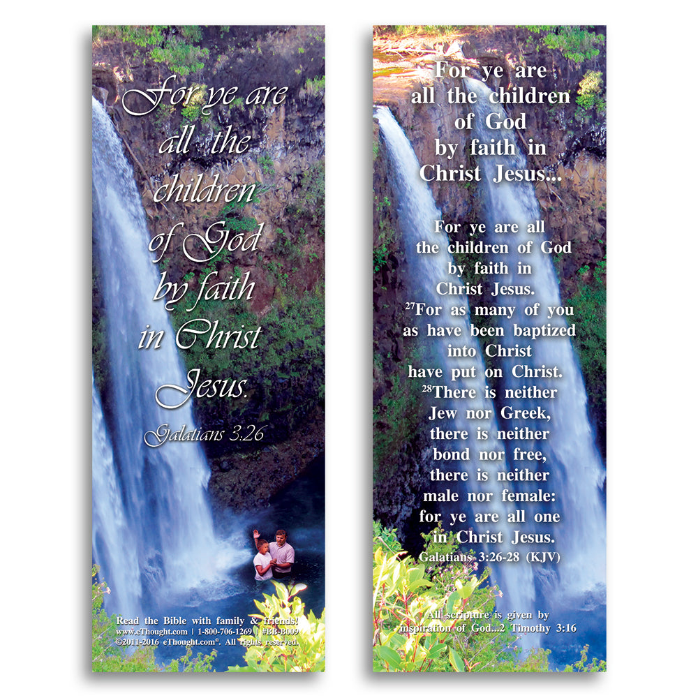 Children of God Through Faith - Pack of 25 Cards - 2x6