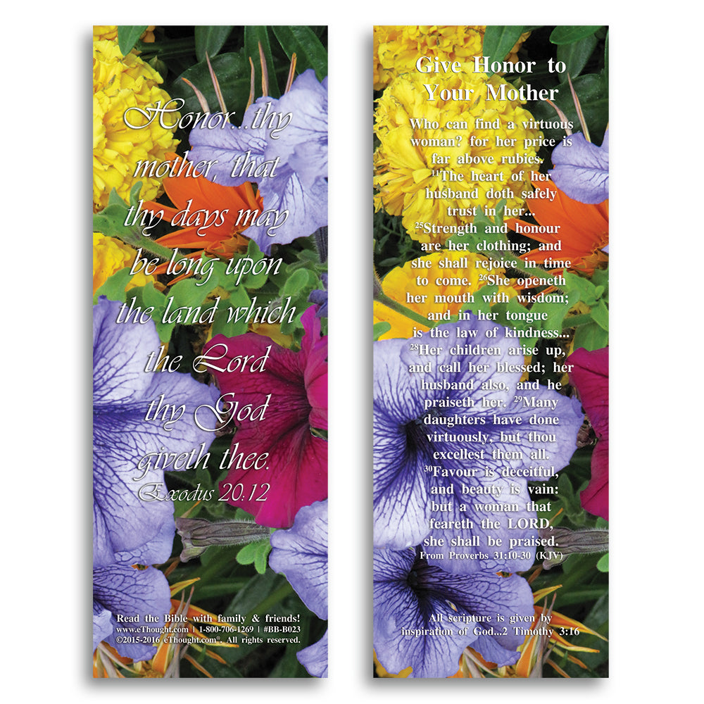 Give Honor to Your Mother - Pack of 25