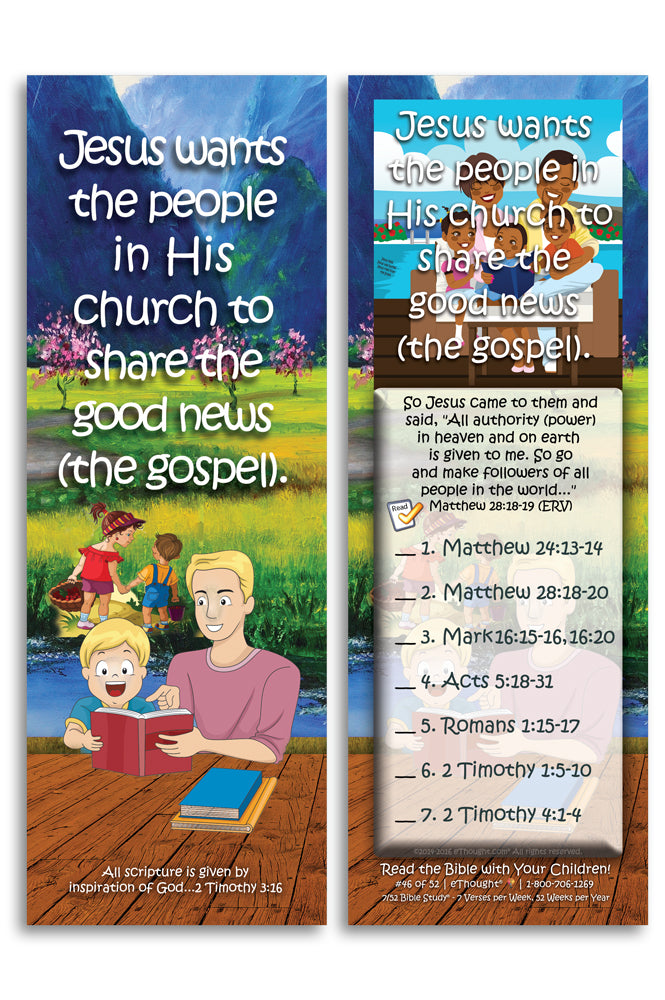 Daily Bible Reading Program for Children (set of 52 cards)