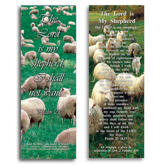 The Lord is My Shepherd - Pack of 25 Cards - 2x6