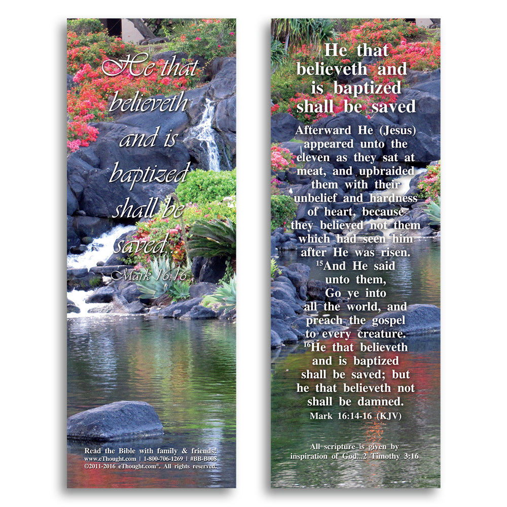 
                  
                    He that Believes and is Baptized - Pack of 25 Cards - 2x6
                  
                