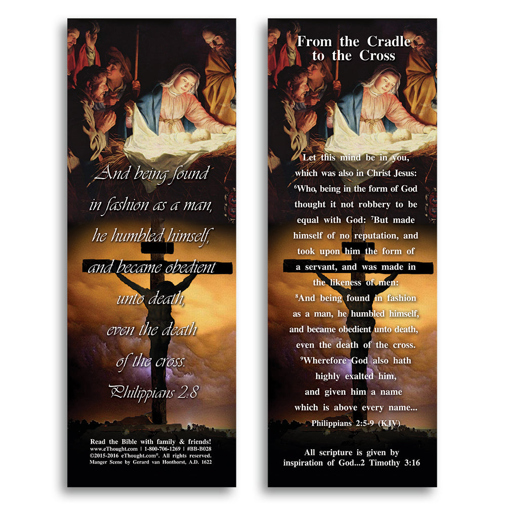 
                  
                    From the Cradle to the Cross - Pack of 25 Cards - 2x6 (Jesus is the alpha and the omega, from the beginning to the end)
                  
                