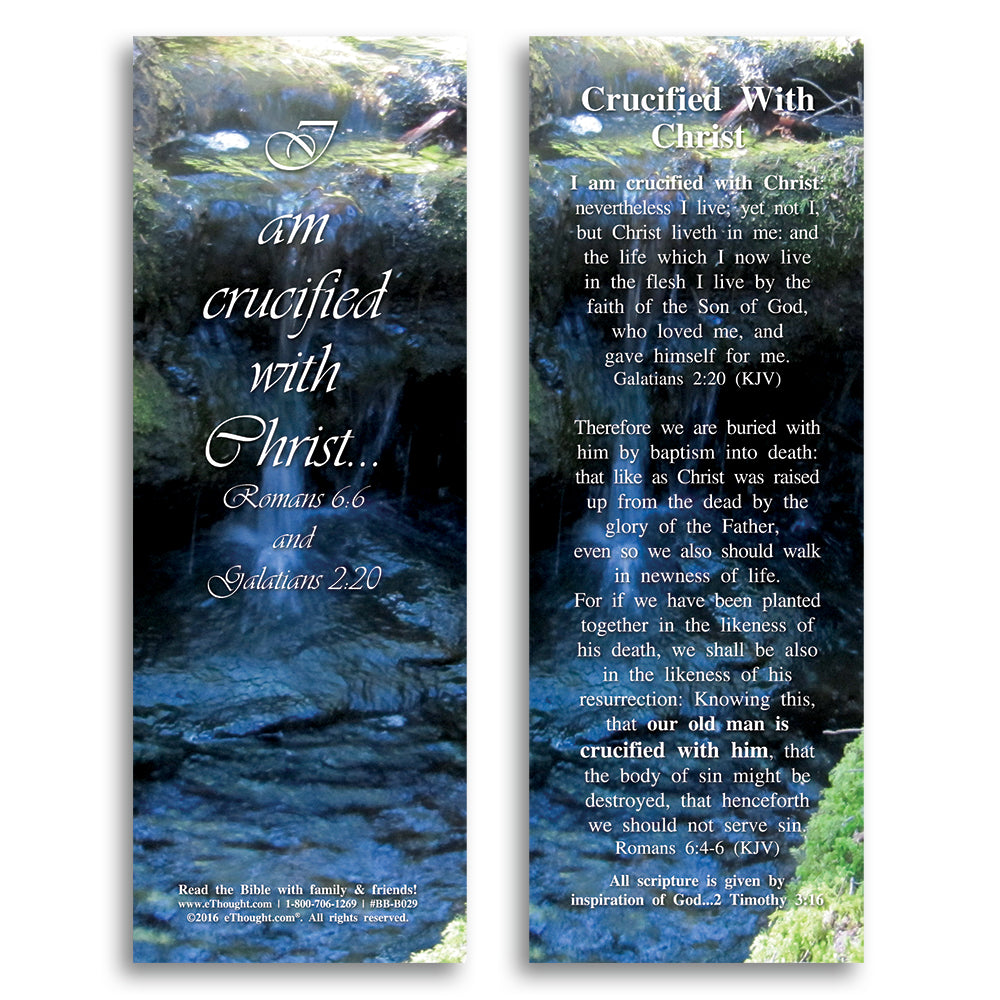 Crucified With Christ - Pack of 25 Cards - 2x6
