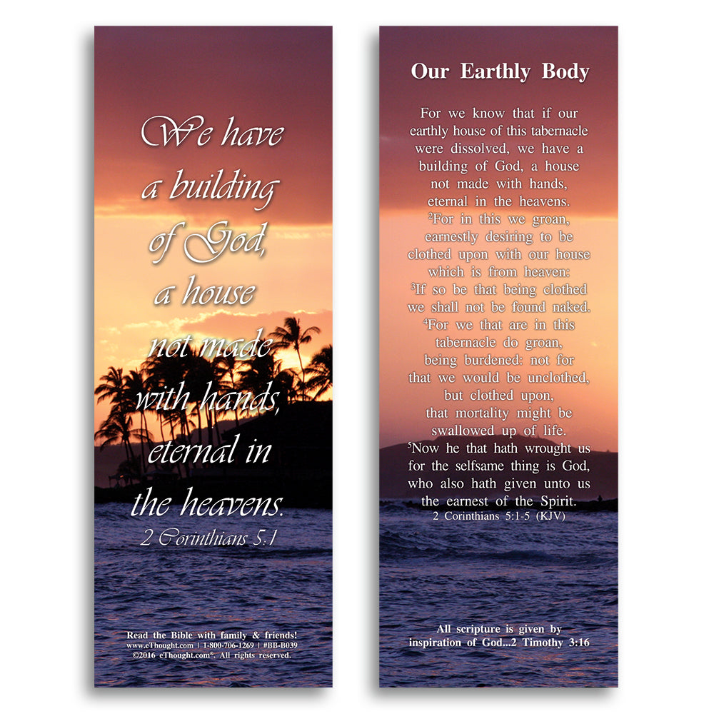 Our Earthly Body - Pack of 25 Cards - 2x6
