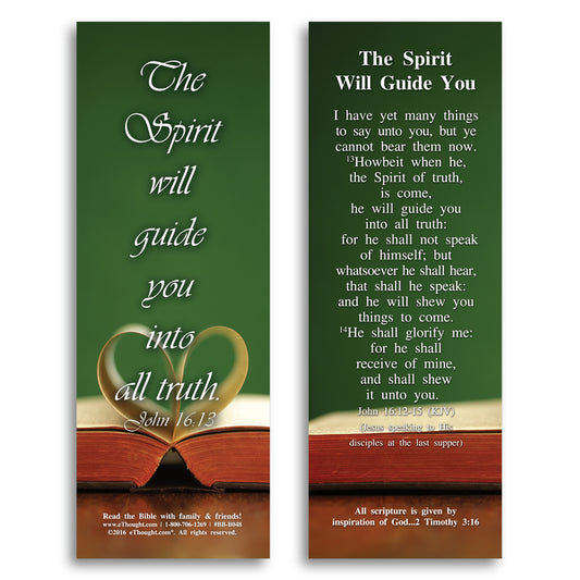 The Spirit Will Guide You - Pack of 25 Cards - 2x6