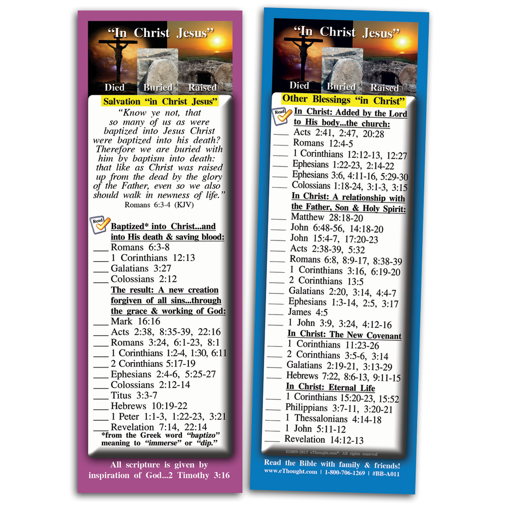 In Christ Jesus - Pack of 25 Cards
