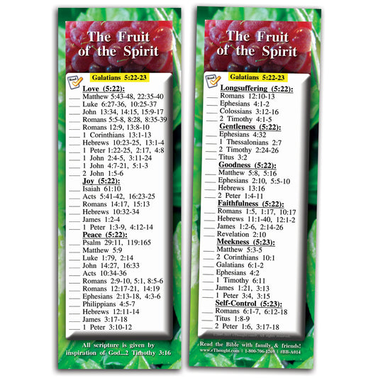 The Fruit of the Spirit - Pack of 25 Cards