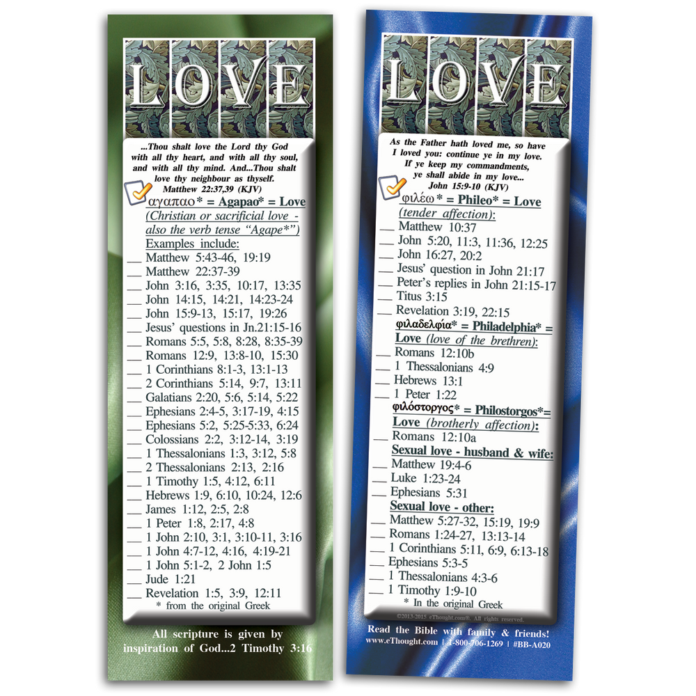 
                  
                    Love - Pack of 25 Cards
                  
                