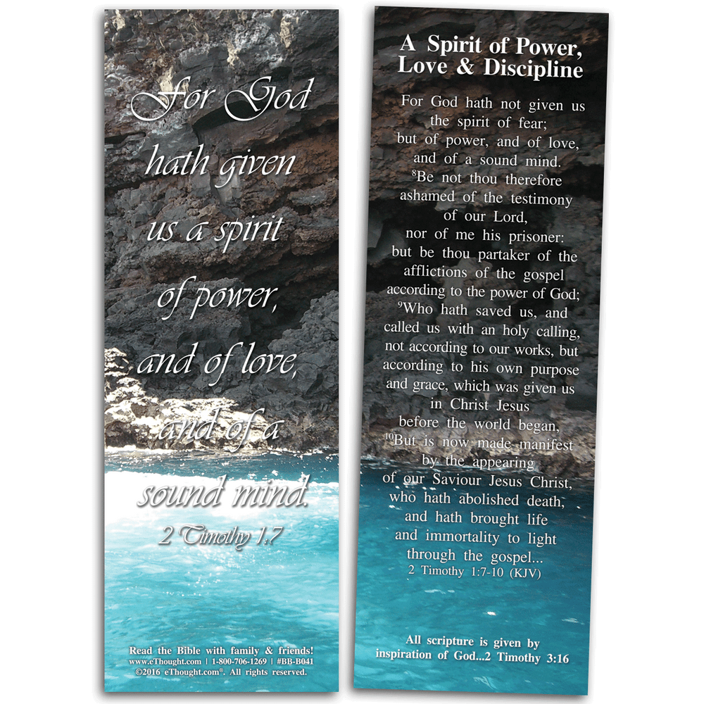 
                  
                    A Spirit of Power, Love & Discipline - Pack of 25 Cards - 2x6
                  
                